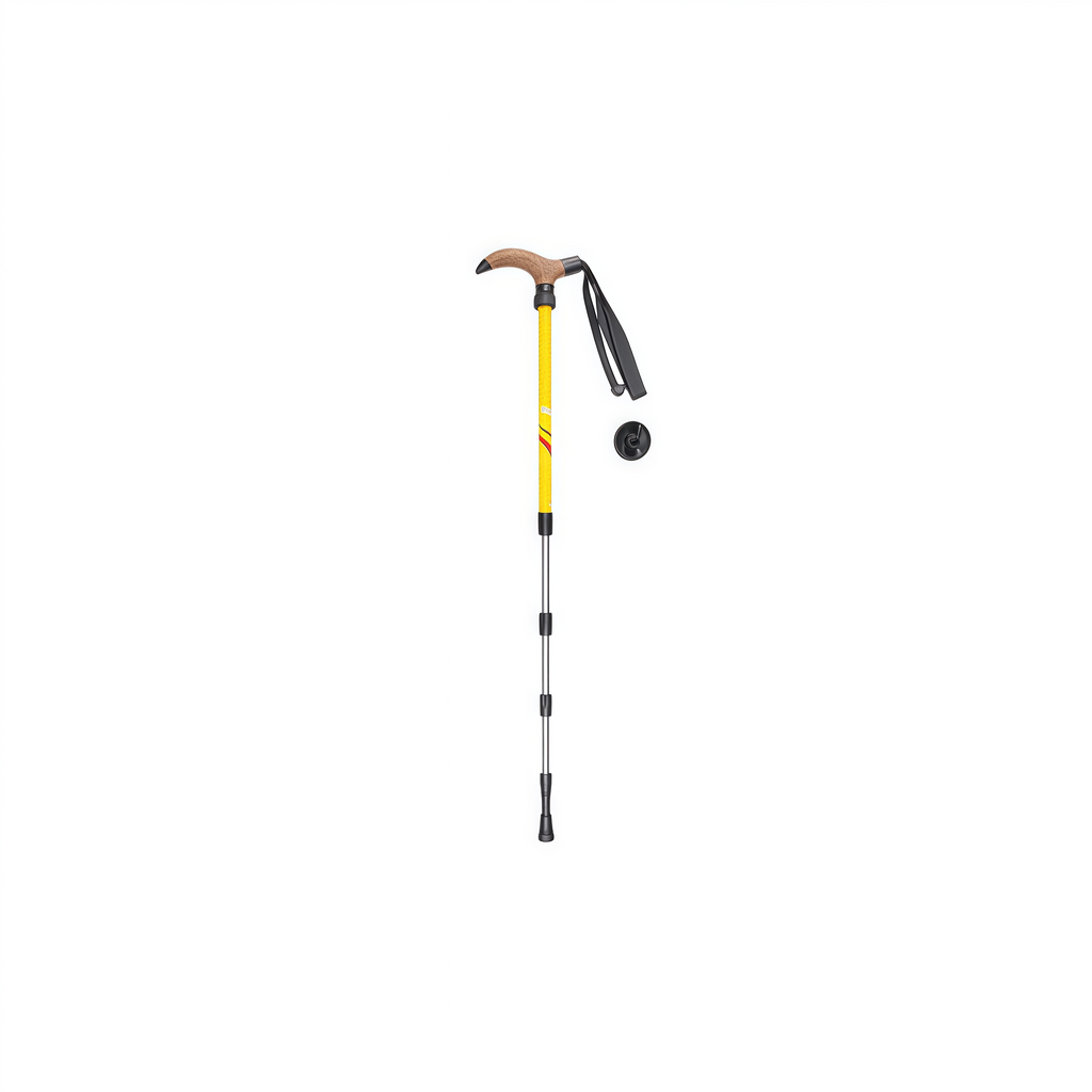 7075 Aluminum T-Handle Telescopic Trekking Pole