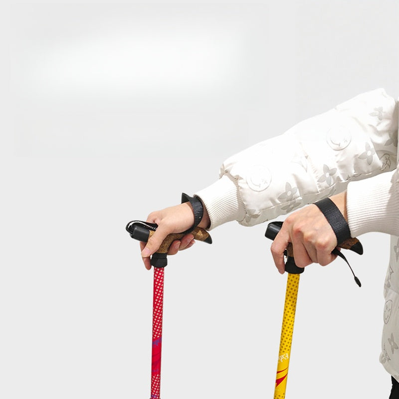 7075 Aluminum T-Handle Telescopic Trekking Pole