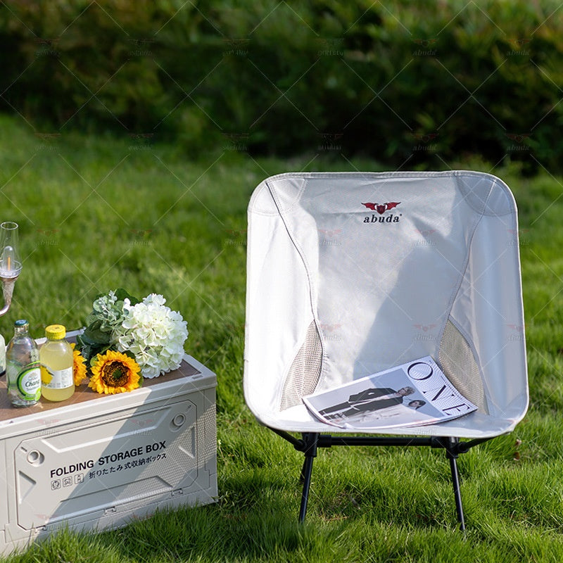 Foldable Aluminum Outdoor Camping Moon Chair