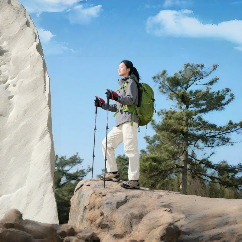 Lightweight Aluminum Telescopic Trekking Pole