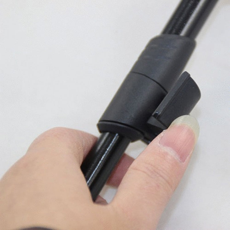 Carbon-Style Aluminum Locking Trekking Pole