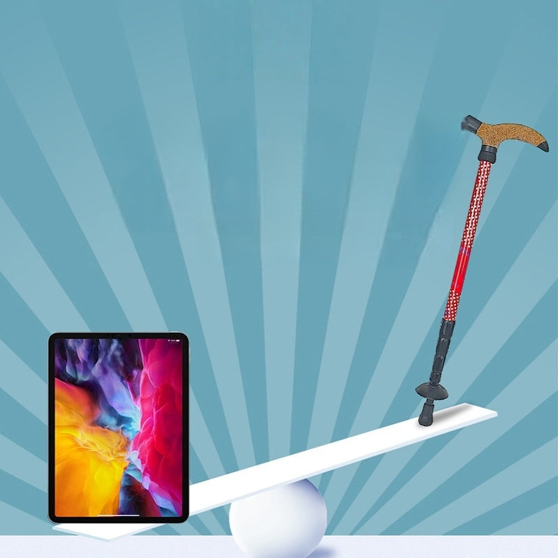 7075 Aluminum T-Handle Telescopic Trekking Pole