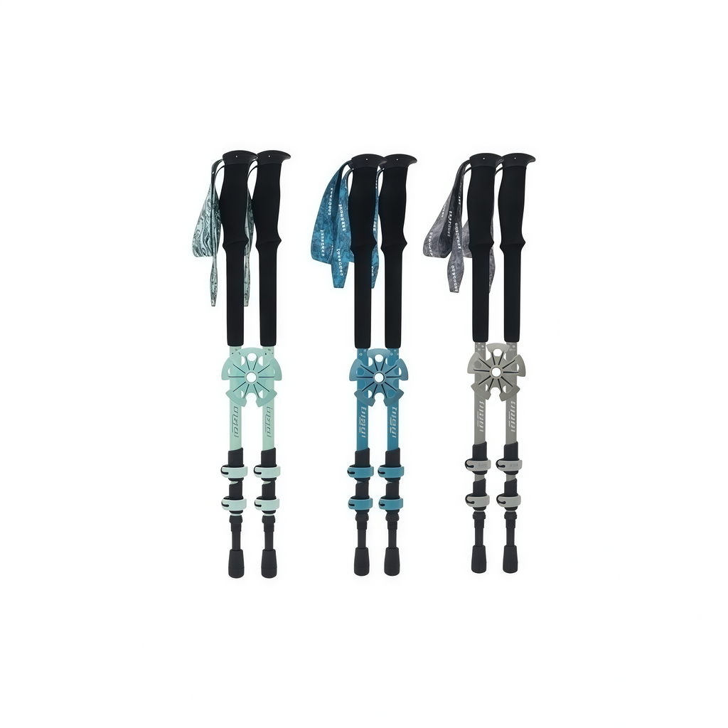 Three-Section Aluminum Locking Trekking Pole